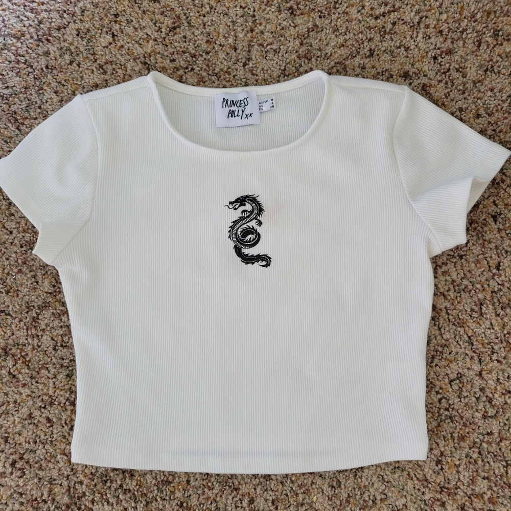 Princess Polly Dragon Crop Top